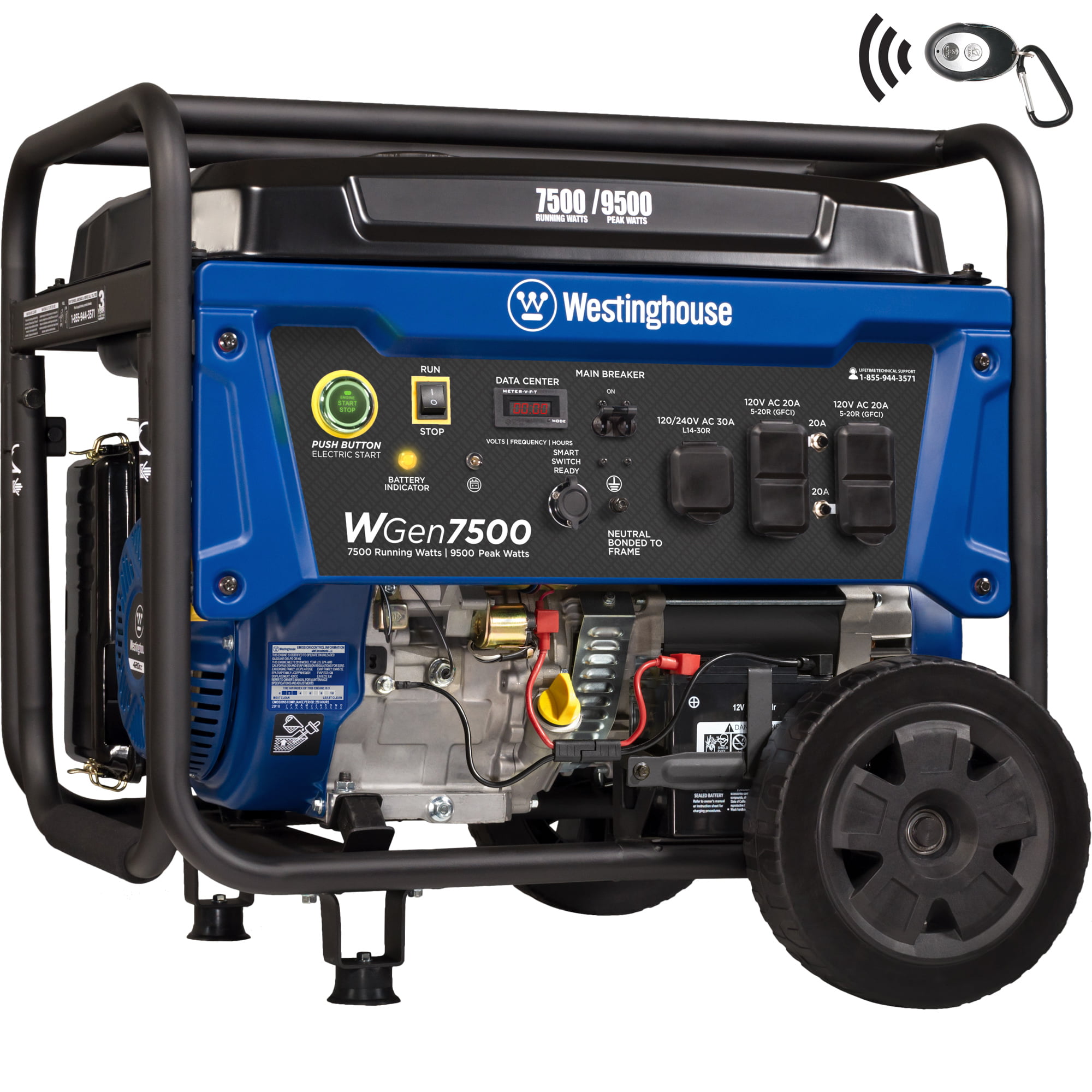 3. Westinghouse Wgen7500 Portable Generator 