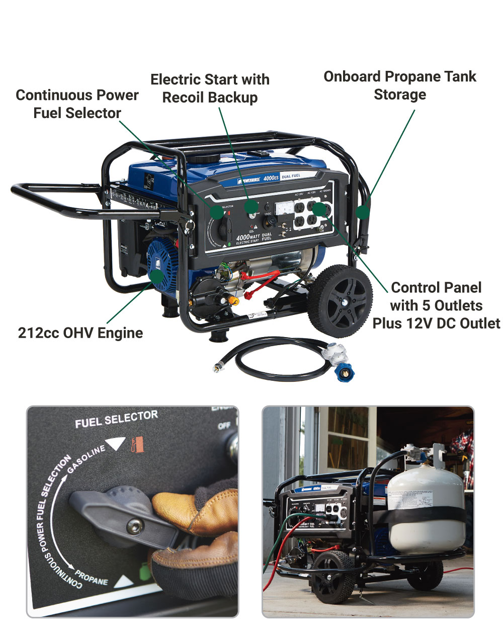 Features Of Powerhorse 4000 Generator