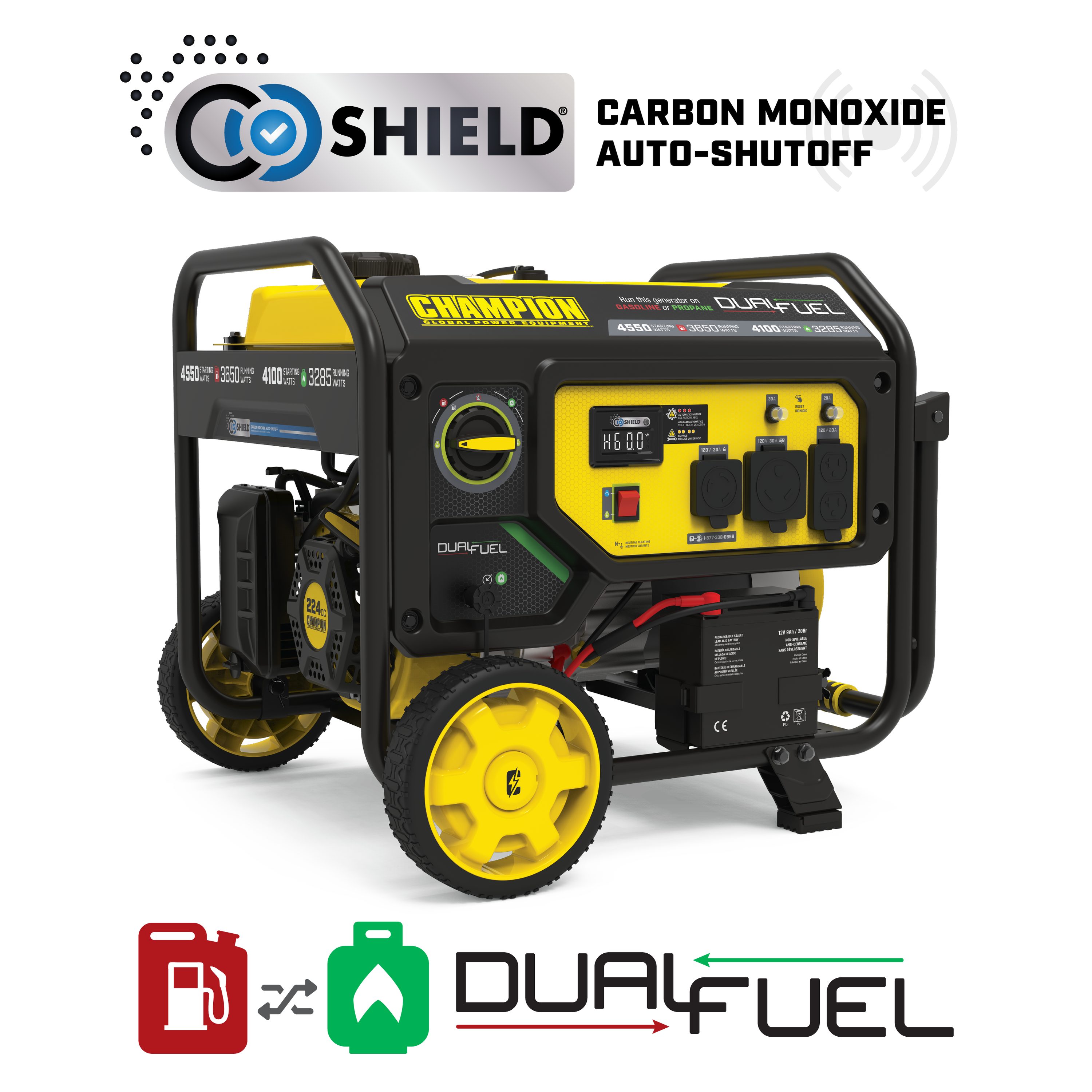 Portable Dual Fuel Generators