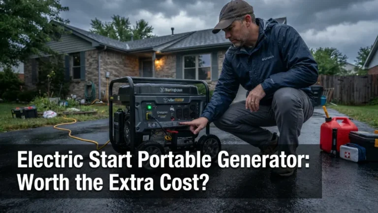Electric Start Portable Generator Worth the Extra Cost