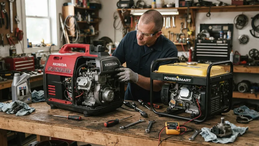 Comparing generator build quality and engine durability