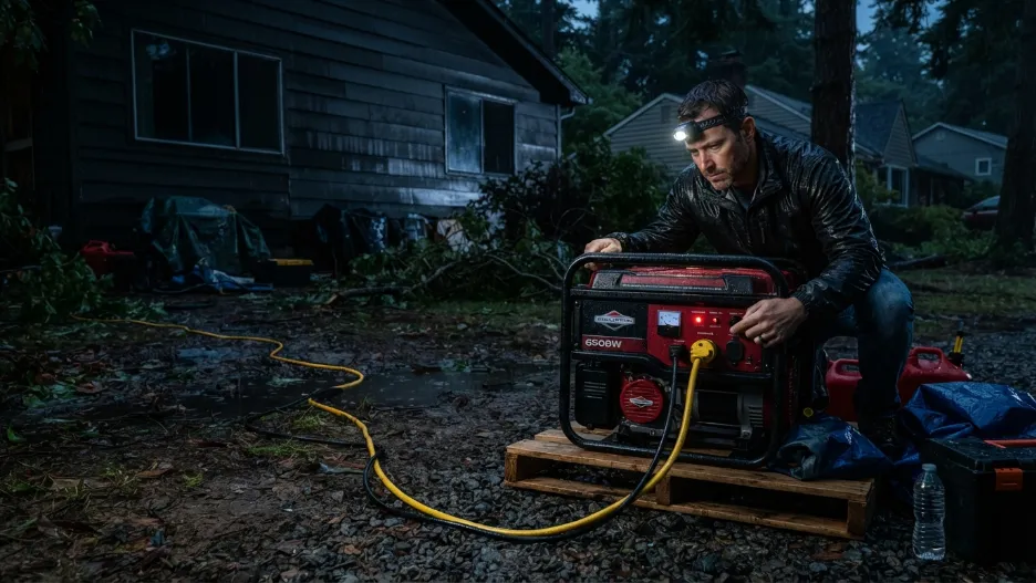 Generator overload caused by starting watt demand
