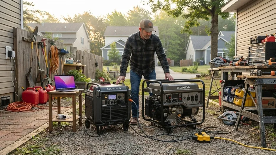 Comparison of inverter and conventional portable generators