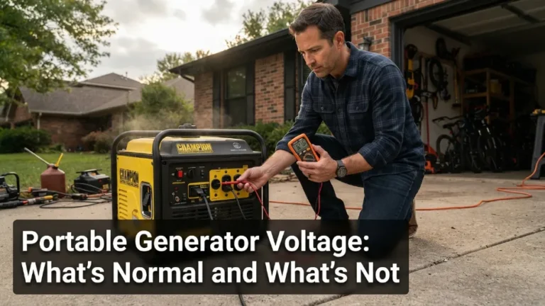 Portable Generator Voltage: What’s Normal and What’s Not