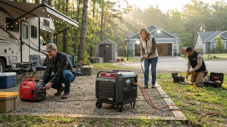 Different users choosing inverter generators for real situations