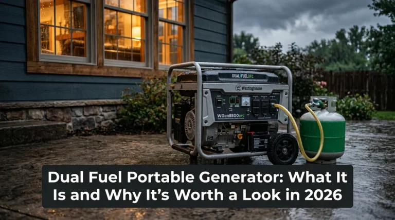 Dual Fuel Portable Generator