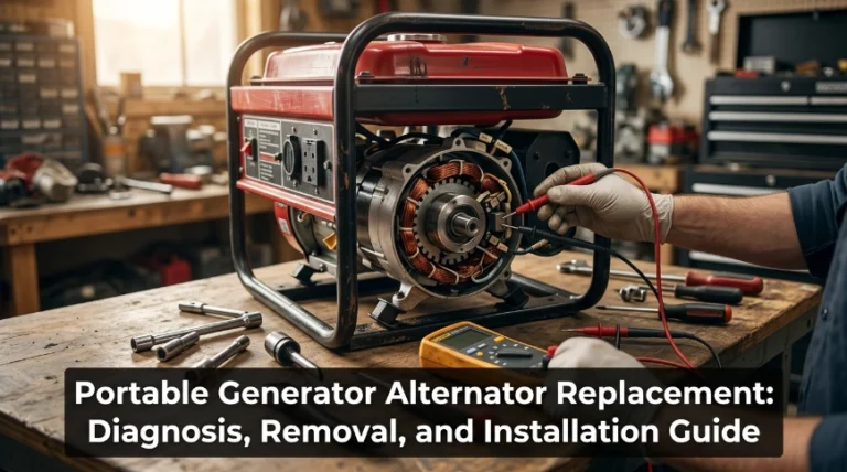 Portable Generator Alternator Replacement