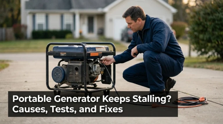 Portable Generator Keeps Stalling