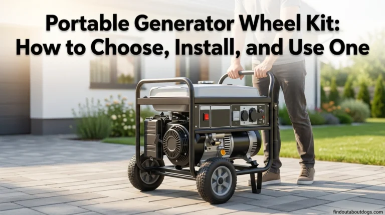 Portable Generator Wheel Kit: How to Choose, Install, and Use One