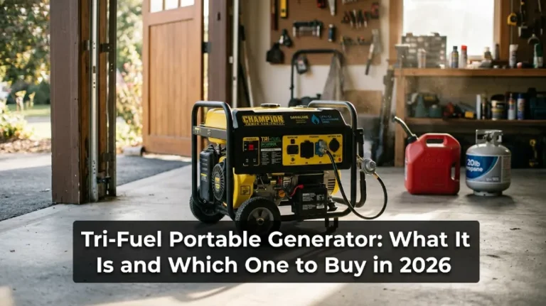 Tri-Fuel Portable Generator