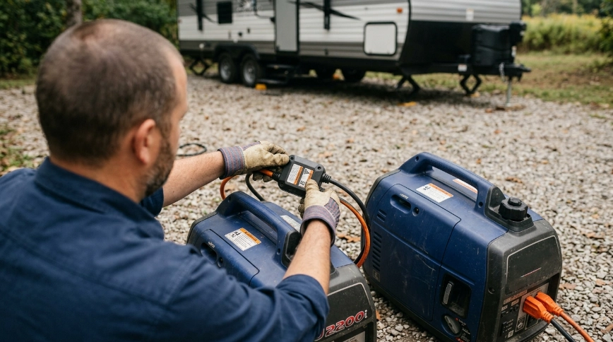 How Do You Connect Two Generators With a Parallel Kit?