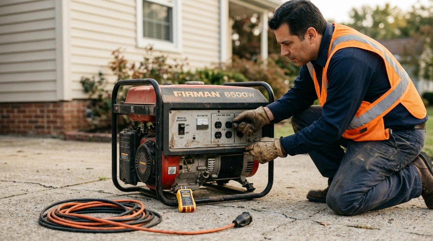 How Do I Troubleshoot a Portable Generator With No Power?