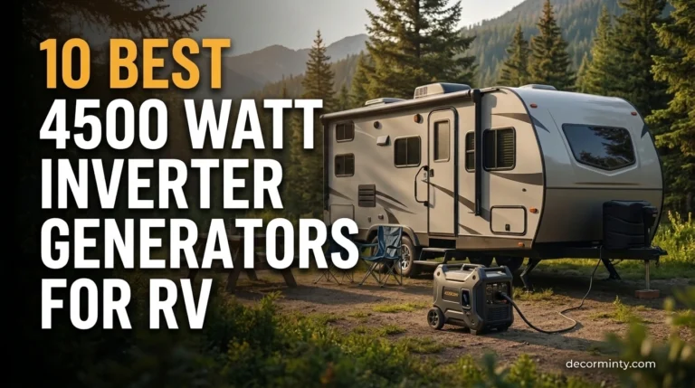 10 Best 4500 Watt Inverter Generators for RV