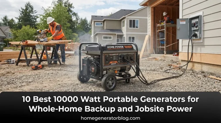 Best 10000 Watt Portable Generators for Whole-Home Backup and Jobsite Power