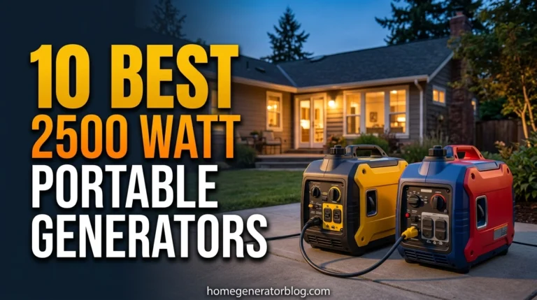 Best 2500 Watt Portable Generators
