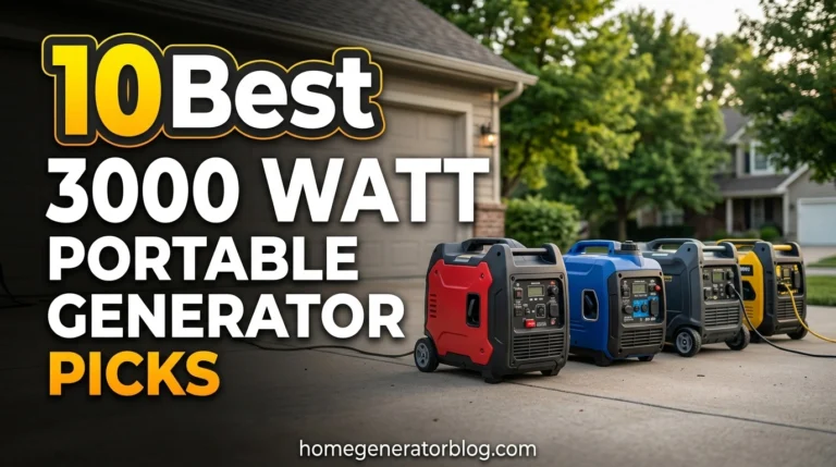 Best 3000 Watt Portable Generator Picks
