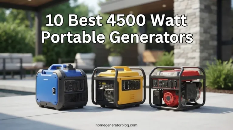 Best 4500 Watt Portable Generators