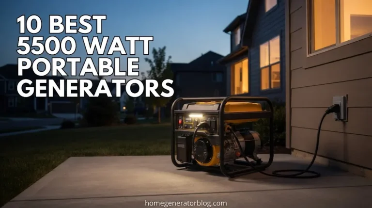 Best 5500 Watt Portable Generators