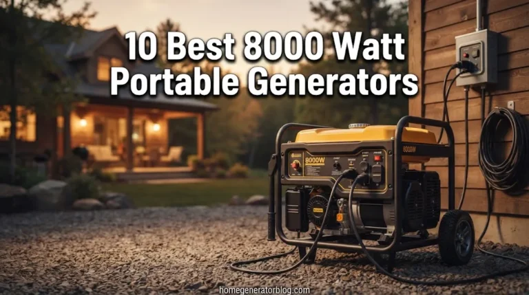 Best 8000 Watt Portable Generators