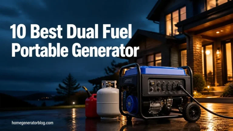 Best Dual Fuel Portable Generator