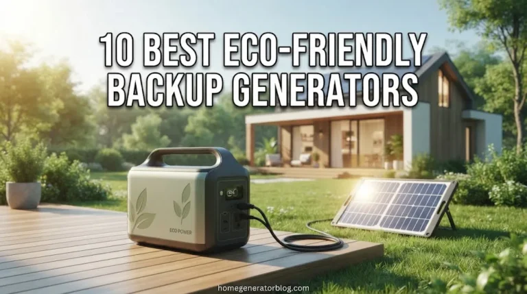 Best Eco-Friendly Backup Generators