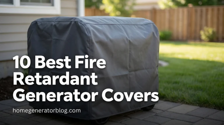Best Fire Retardant Generator Covers