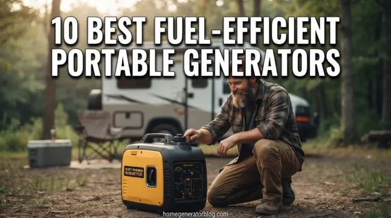 Best Fuel-Efficient Portable Generators