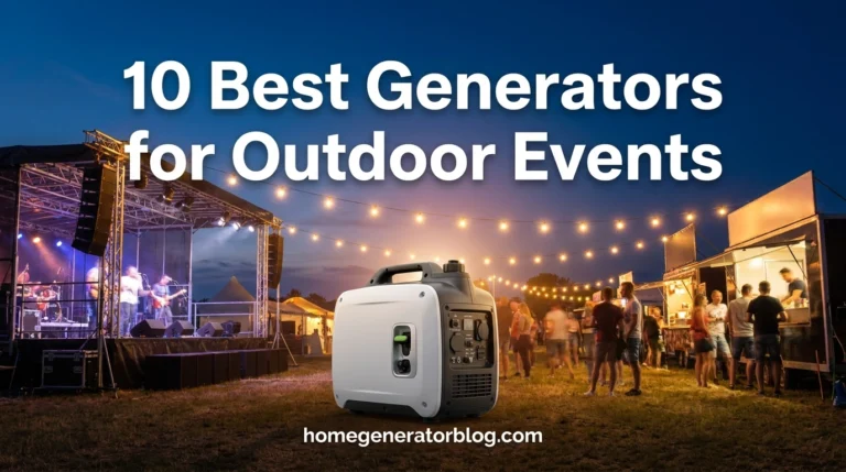 Best Generators for Outdoor Events