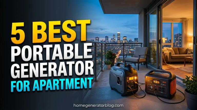 Best Portable Generator for Apartment