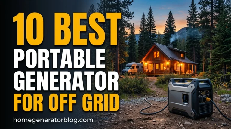 Best Portable Generator for Off Grid
