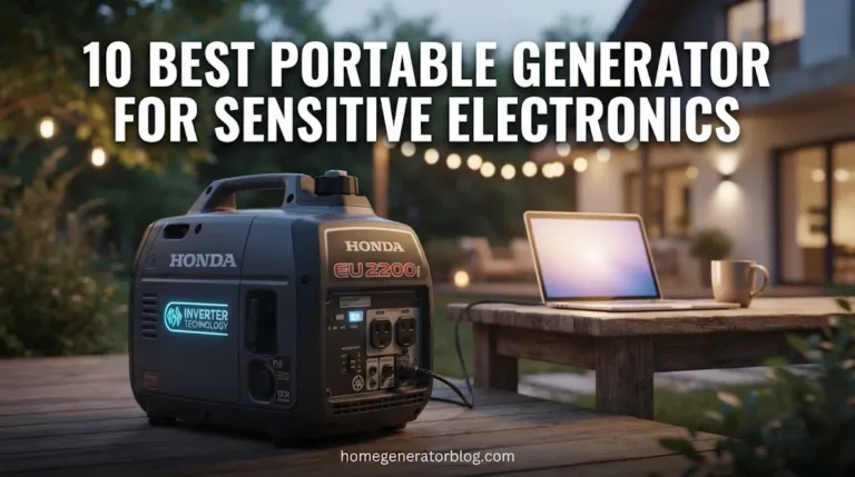 Best Portable Generator for Sensitive Electronics