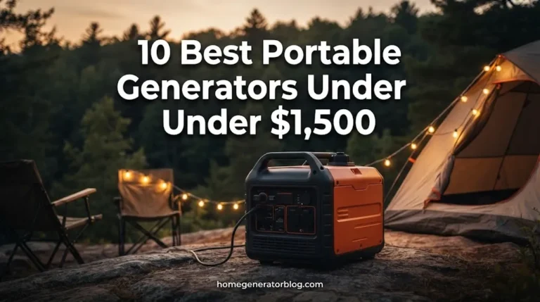 Best Portable Generators Under $1,500