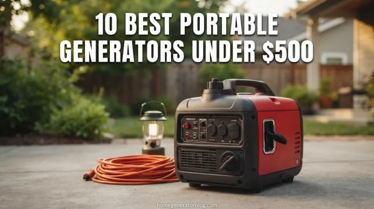 Best Portable Generators Under $500