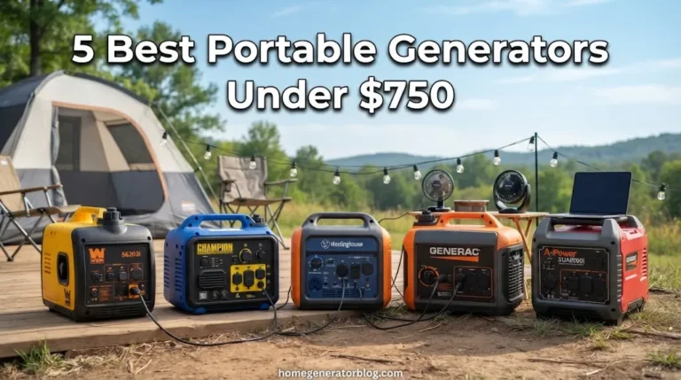 Best Portable Generators Under $750