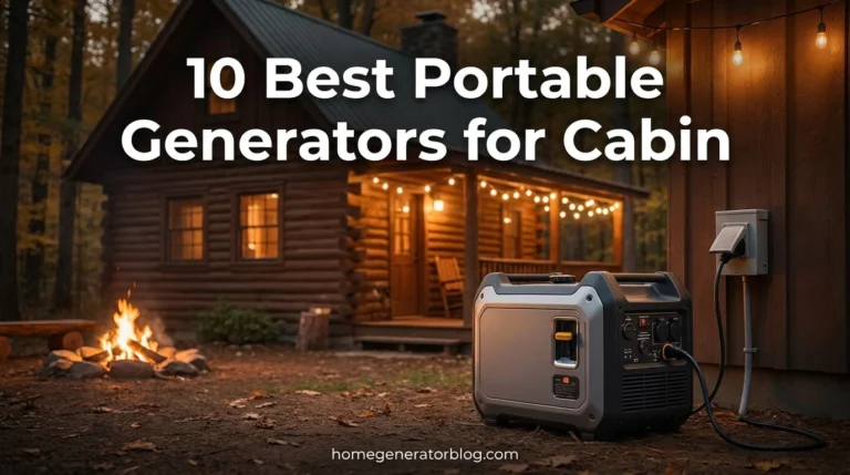 Best Portable Generators for Cabin