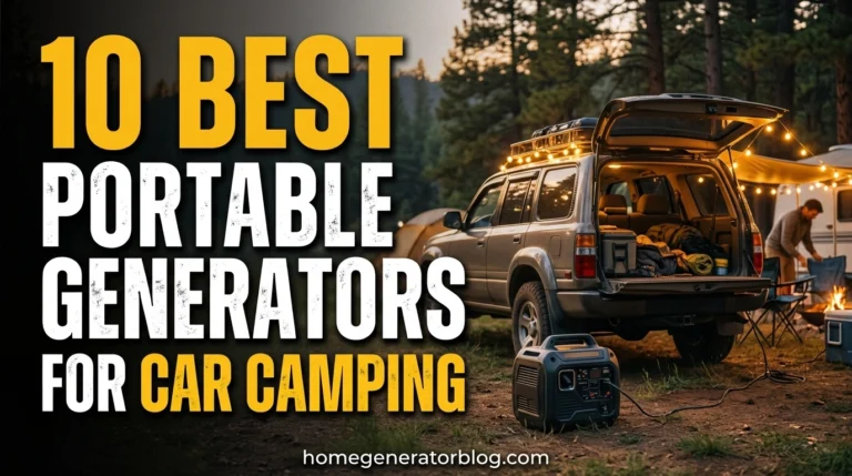 Best Portable Generators for Car Camping
