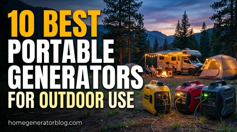 Best Portable Generators for Outdoor Use