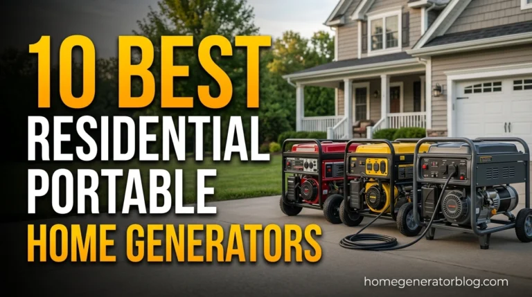 Best Residential Portable Home Generators