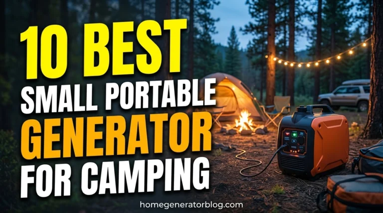 Best Small Portable Generator for Camping