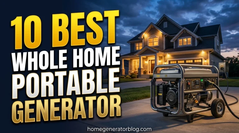 Best Whole Home Portable Generator