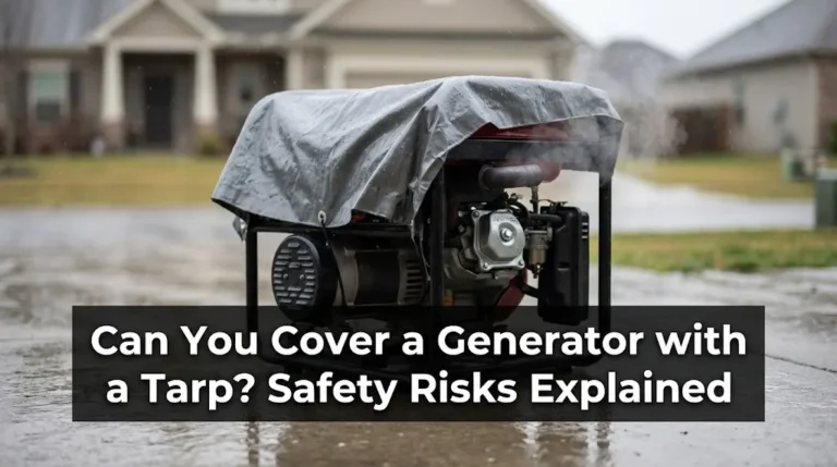 Can You Cover a Generator with a Tarp