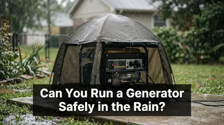 Can You Run a Generator Safely in the Rain