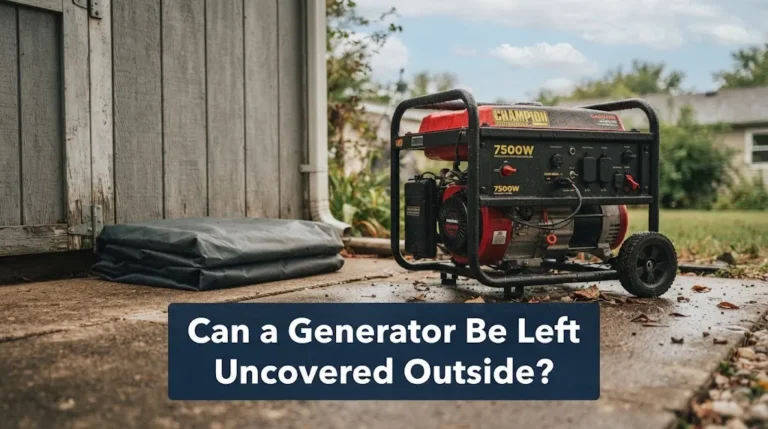 Can a Generator Be Left Uncovered Outside