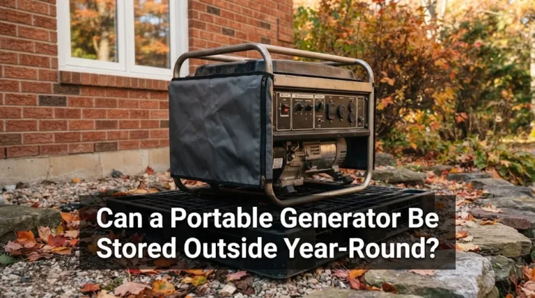 Can a Portable Generator Be Stored Outside Year