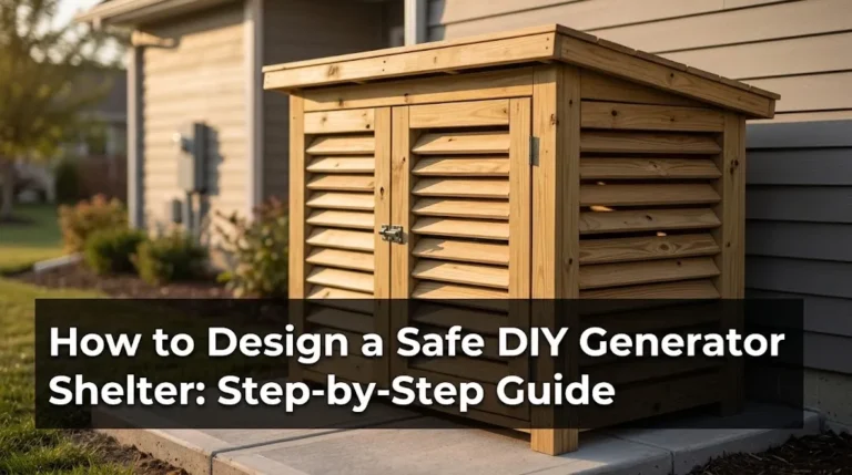 How to Design a Safe DIY Generator Shelter