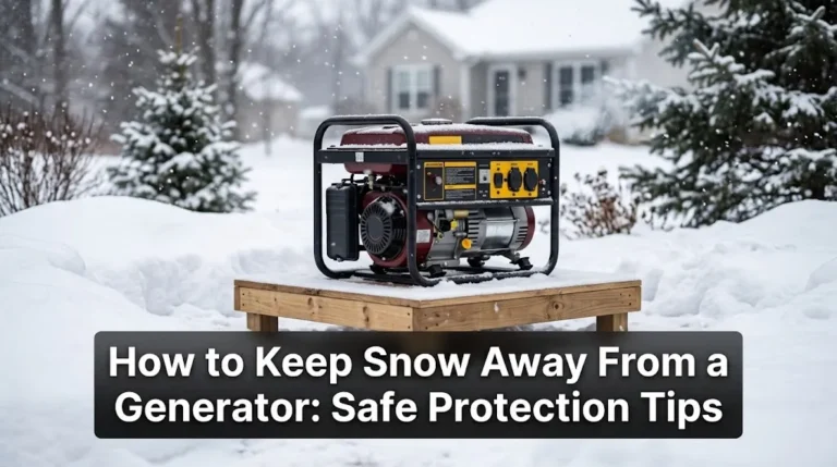 How to Keep Snow Away From a Generator