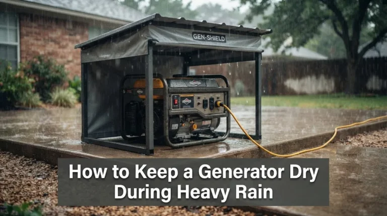 How to Keep a Generator Dry During Heavy Rain