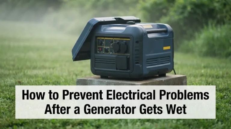 How to Prevent Electrical Problems After a Generator Gets Wet