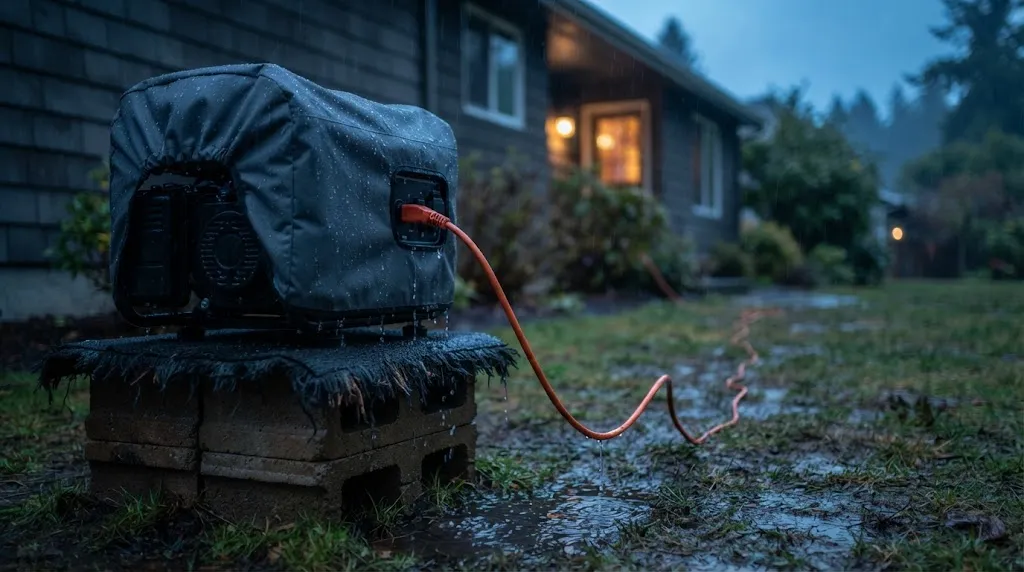 How to Protect a Generator If You Must Run It in Wet Weather