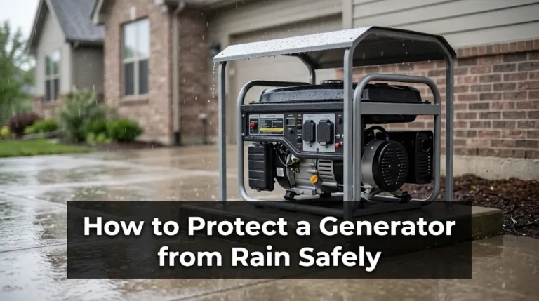 How to Protect a Generator from Rain Safely